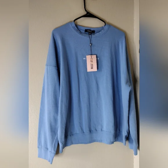 Missguided Tops Nwt Missguided Sweatshirt Poshmark